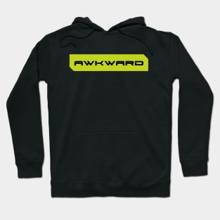 Awkward simple cyberpunk urban slang letters Hoodie